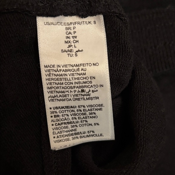 Amazon Essentials Classic Solid Black Heathered Pull-On Jogger Sweatpants Small - Picture 9 of 14